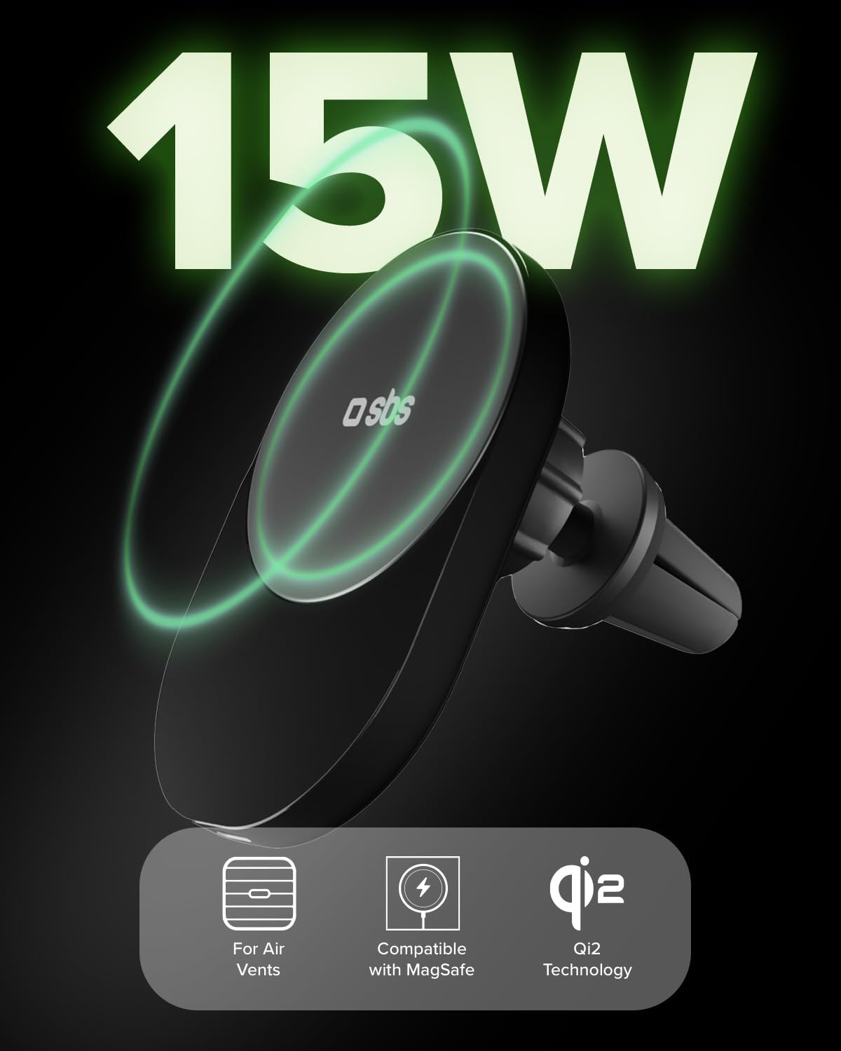 Thumbnail 1 de SBS Qi2 15W Chargeur MagSafe auto