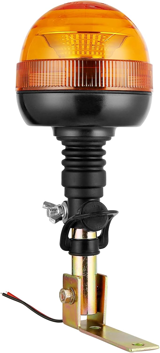 Detalle de D-TECH Beacon Mounting Bracket: Amber Beacon Mounting Spigot for Tractor and Off-Road Vehicles
