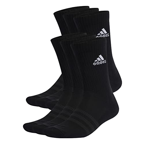Detalle de adidas Unisex Cushioned Crew socks 6 pares 5‑6 años