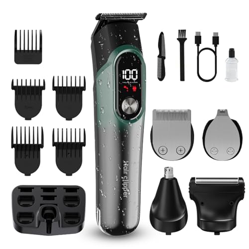 Detalle de 822 Cyan 5-in-1 Beard Trimmer for Men 🪒
