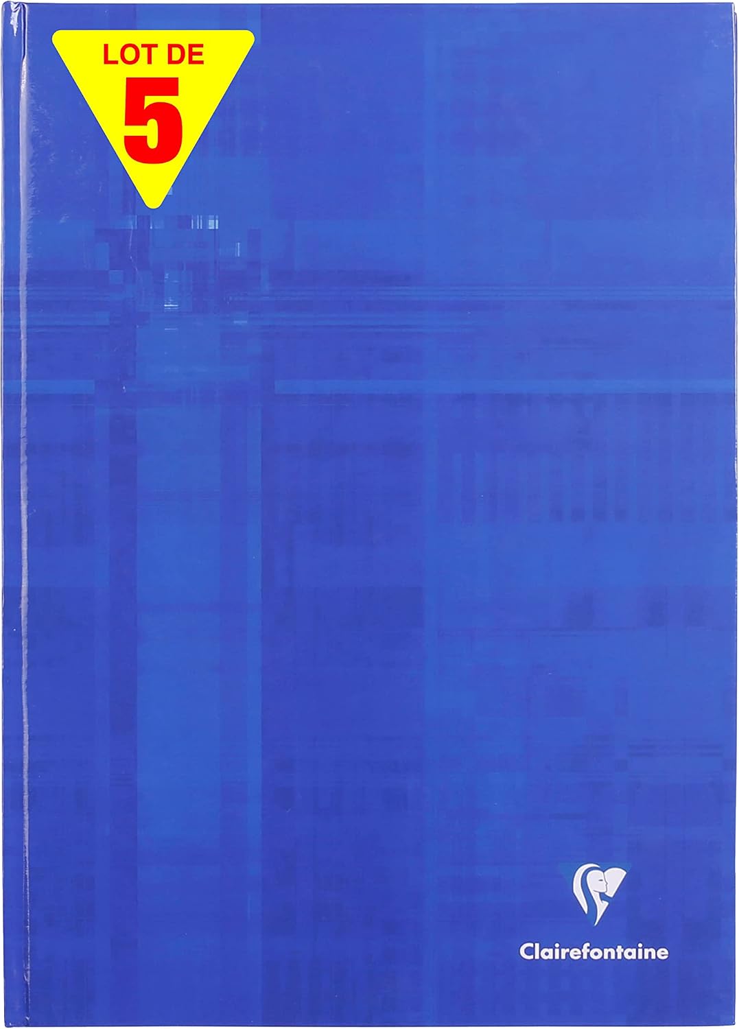 Thumbnail 6 de Clairefontaine 9042C Un Cahier Brochure Rembordée Rigide - A4 192 Pages Petits Carreaux (Couverture Carte Pelliculée, Couleur Aléatoire)