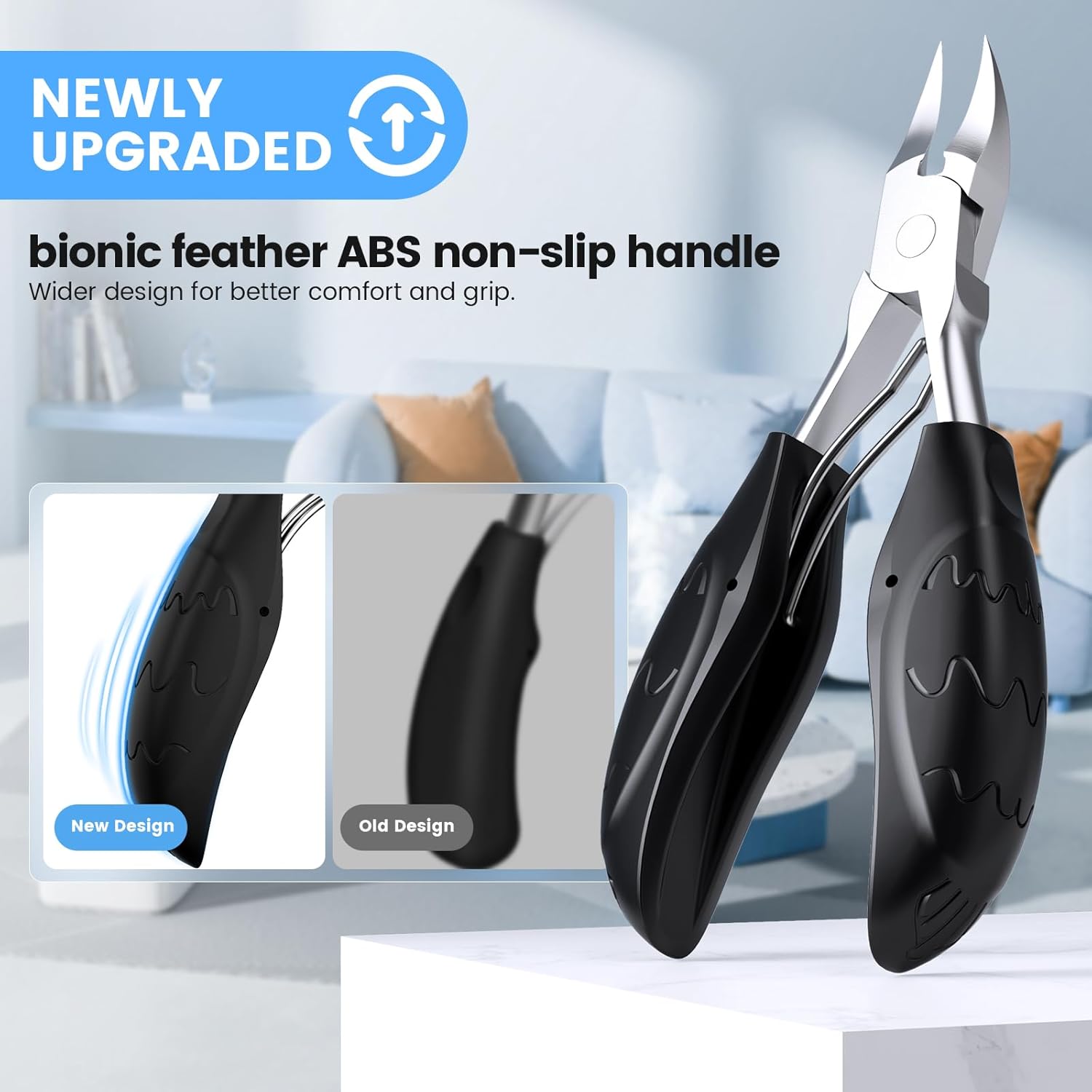 Thumbnail 5 de Präzision Nagelschere für Fuß- und Fingernägel – Profi Nagelknipser aus Edelstahl mit weichem Griff