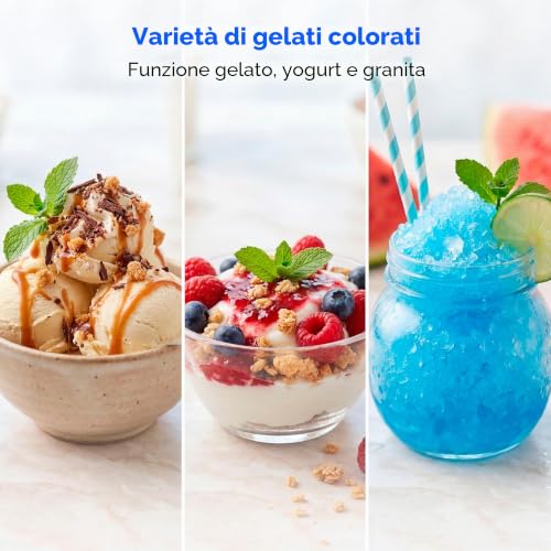 Detalle de MEDION Gelatiera con compressore: gelato, yogurt e granita senza preriscaldamento