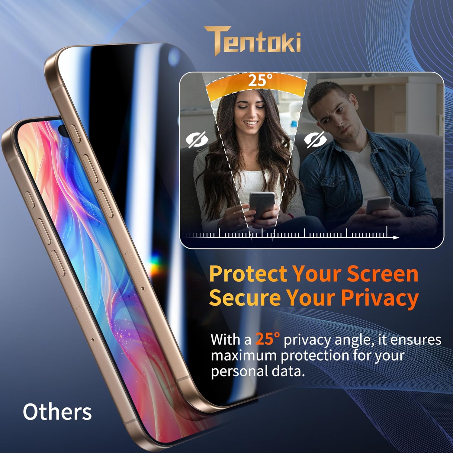 Thumbnail 3 de Tentoki Protector Privacidad iPhone 16 Pro Max 6,9