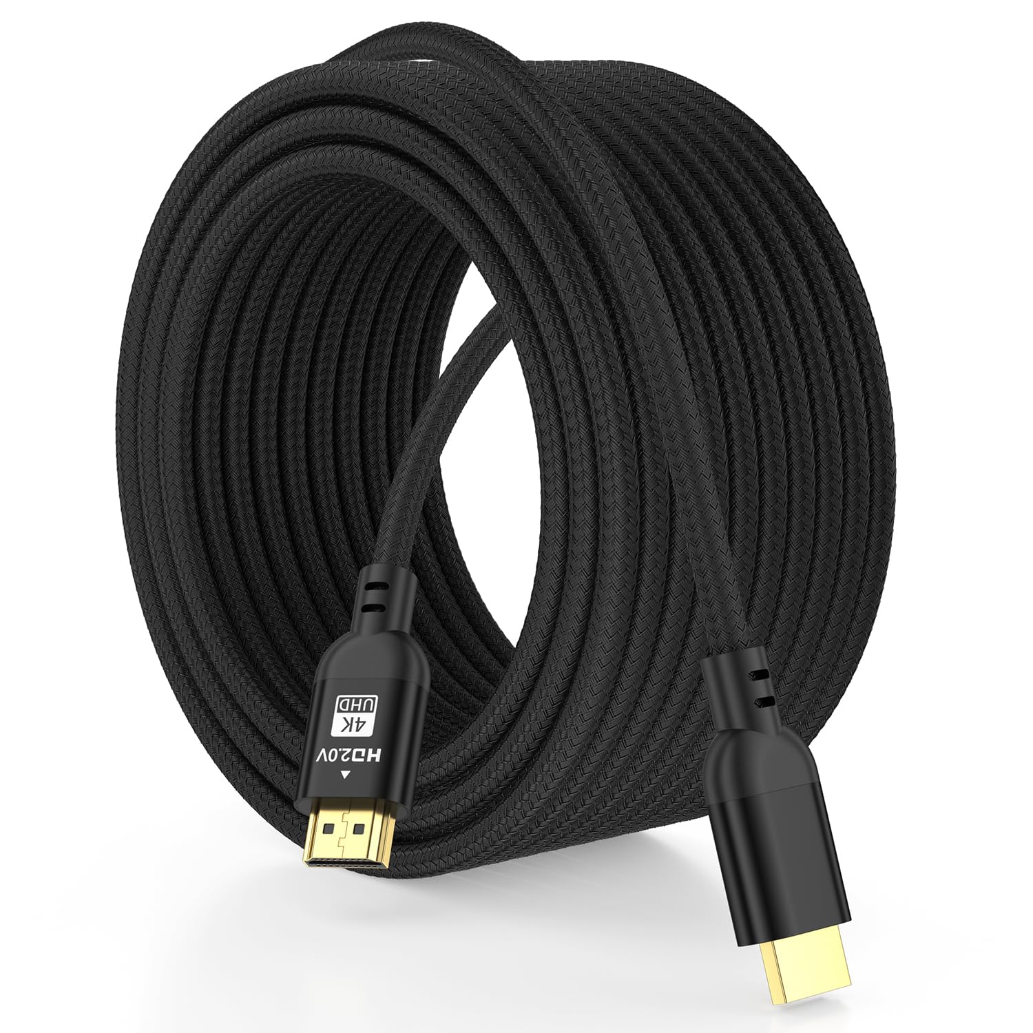 Detalle de Diyanisly 4K HDMI Cable 25FT – High Speed 2.0, 4K@60Hz, HDR, Braided, 3D ARC