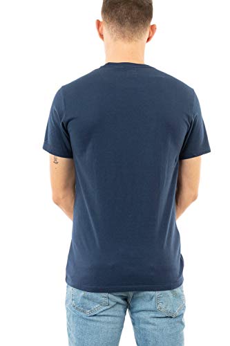 Detalle 2 de Levi's Ss Original Housemark Tee T-Shirt Homme – Cotton, logo brodé, bleu dress XS