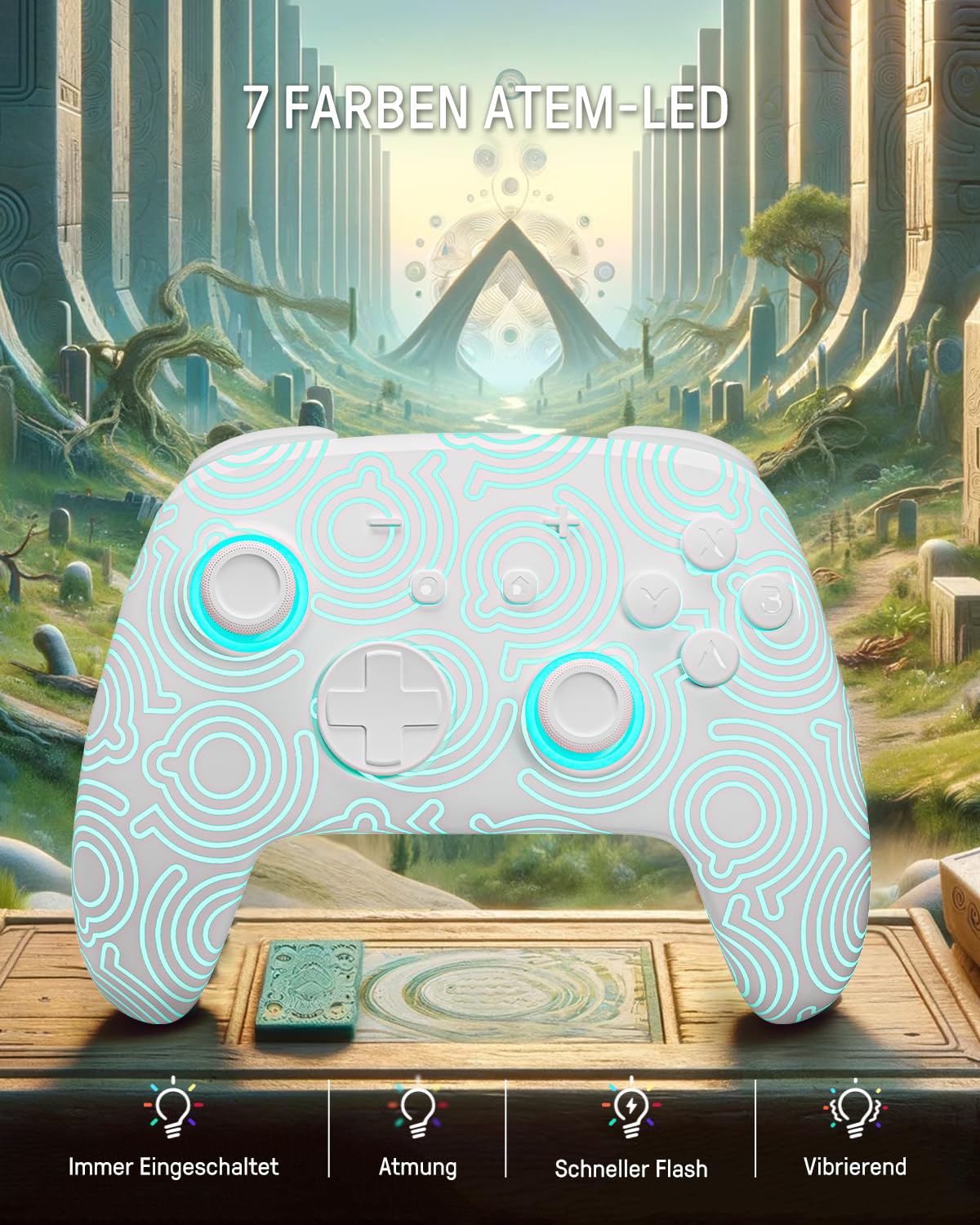 Detalle de PALPOW Switch 2 Controller Wireless 950 mAh