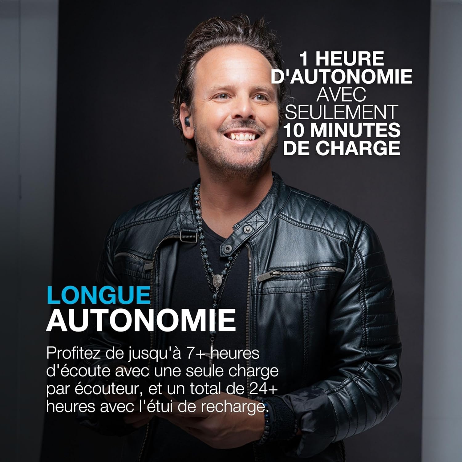 Thumbnail 2 de JLab Go Pop ANC : écouteurs Bluetooth intra-auriculaires avec réduction de bruit, 24+ h d’autonomie et multipoint