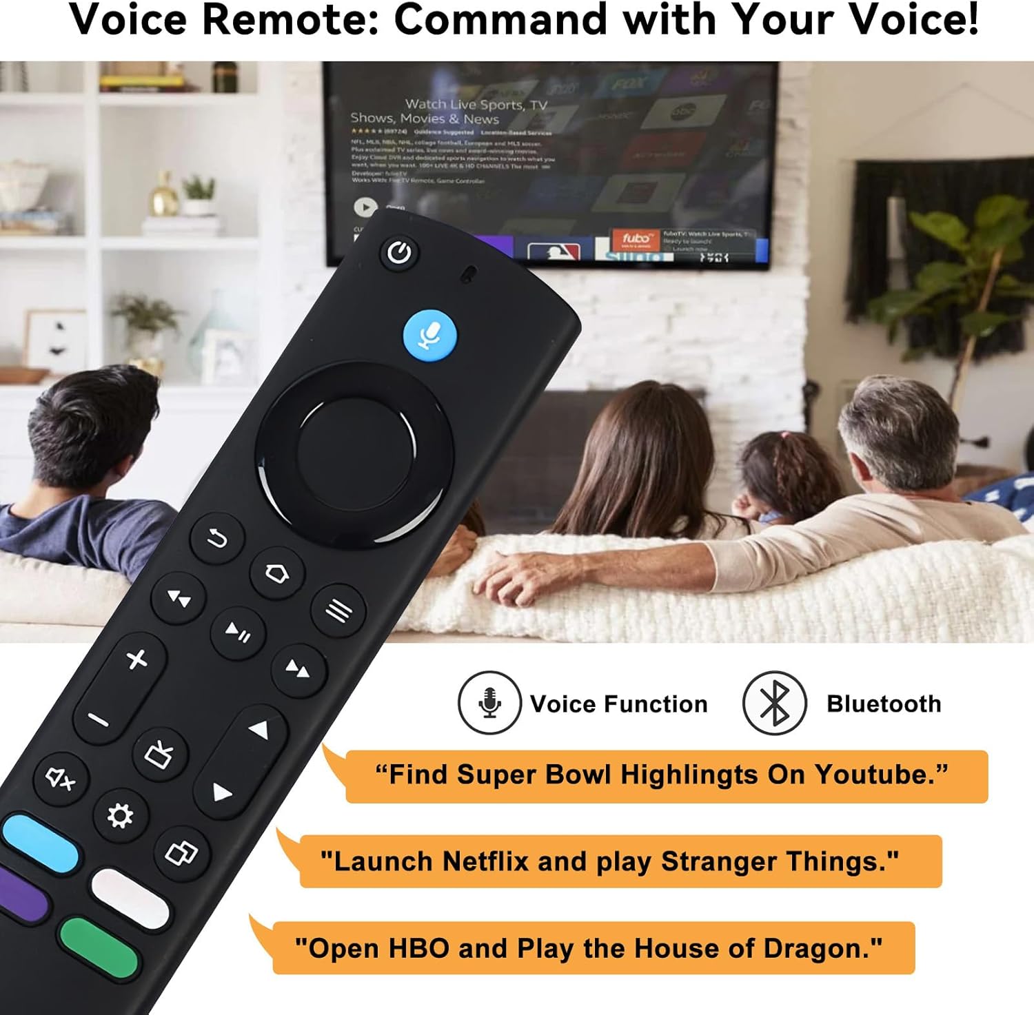 Detalle 2 de OROSAUR FireSeries Remote Voice Remote with Bluetooth and Voice Search