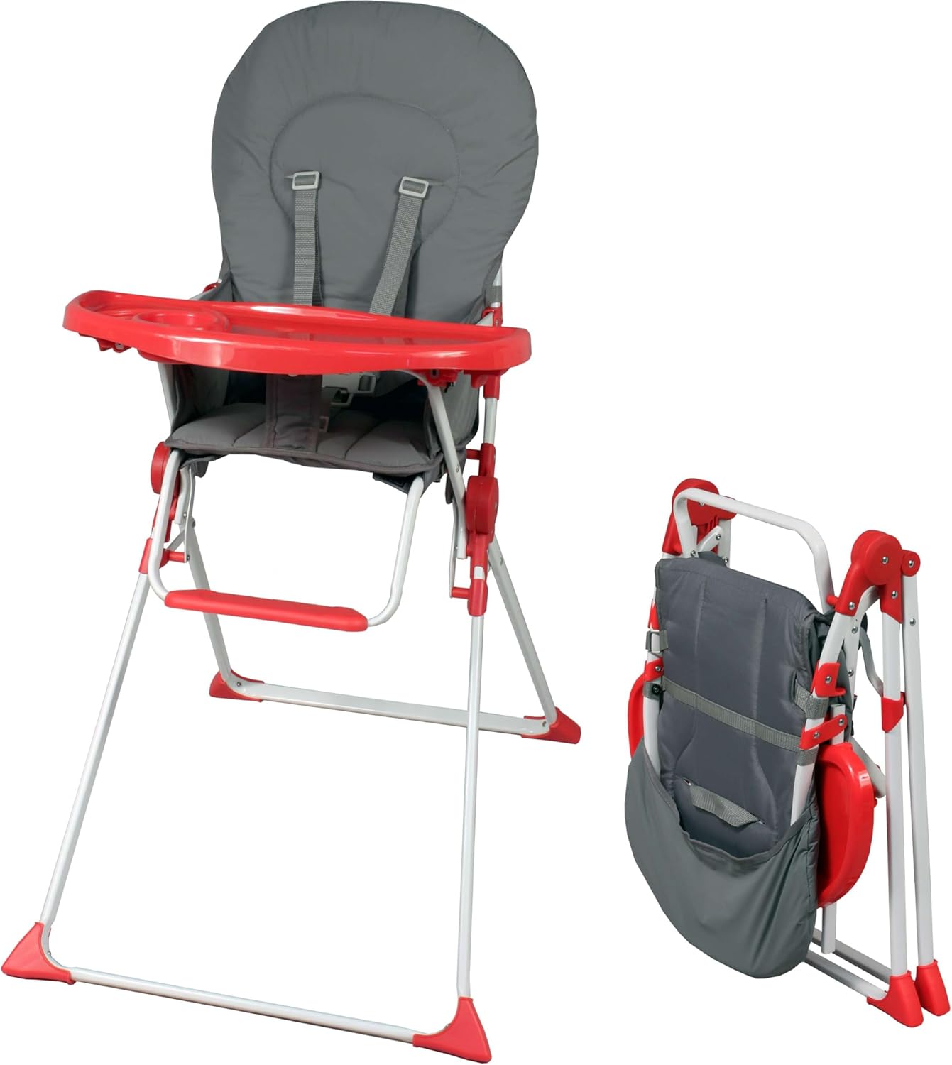 Detalle de Bambisol Chaise Haute Bébé Pliable Fixe – Ultra Compacte, légère et pratique