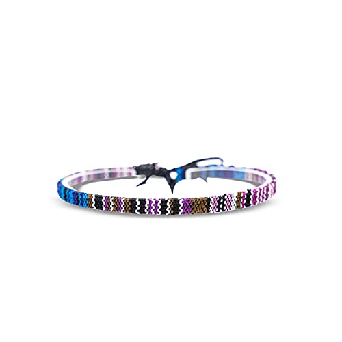 Detalle de Bracelets surfeur double – Made by Nami, coton écologique, imperméable et ajustable