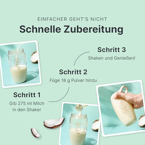Thumbnail 6 de SHEKO Balance Shake Kokosnuss – Mahlzeitenersatz & Abnehmshake, 378 g