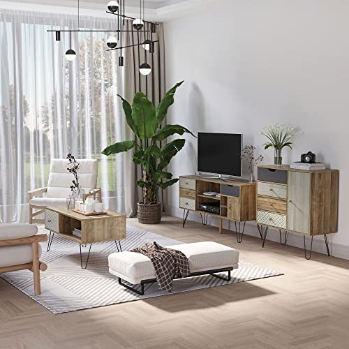 Thumbnail 1 de HOMCOM Mueble de TV 4 Cajones 🛋️ para Televisor hasta 50"