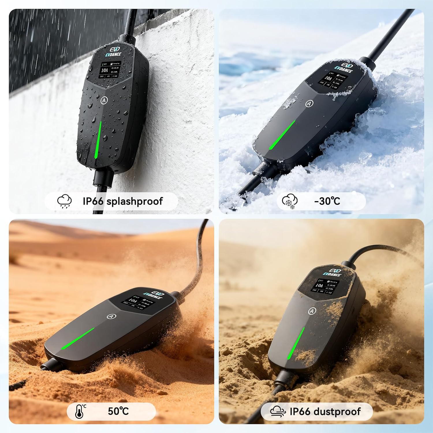 Thumbnail 5 de EVDANCE EV charger Type 2 10A 6.1m