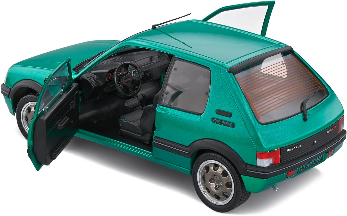 Thumbnail 5 de Solido Peugeot 205 GTi 1992 – metalowy model kolekcjonerski 1:18, zielony