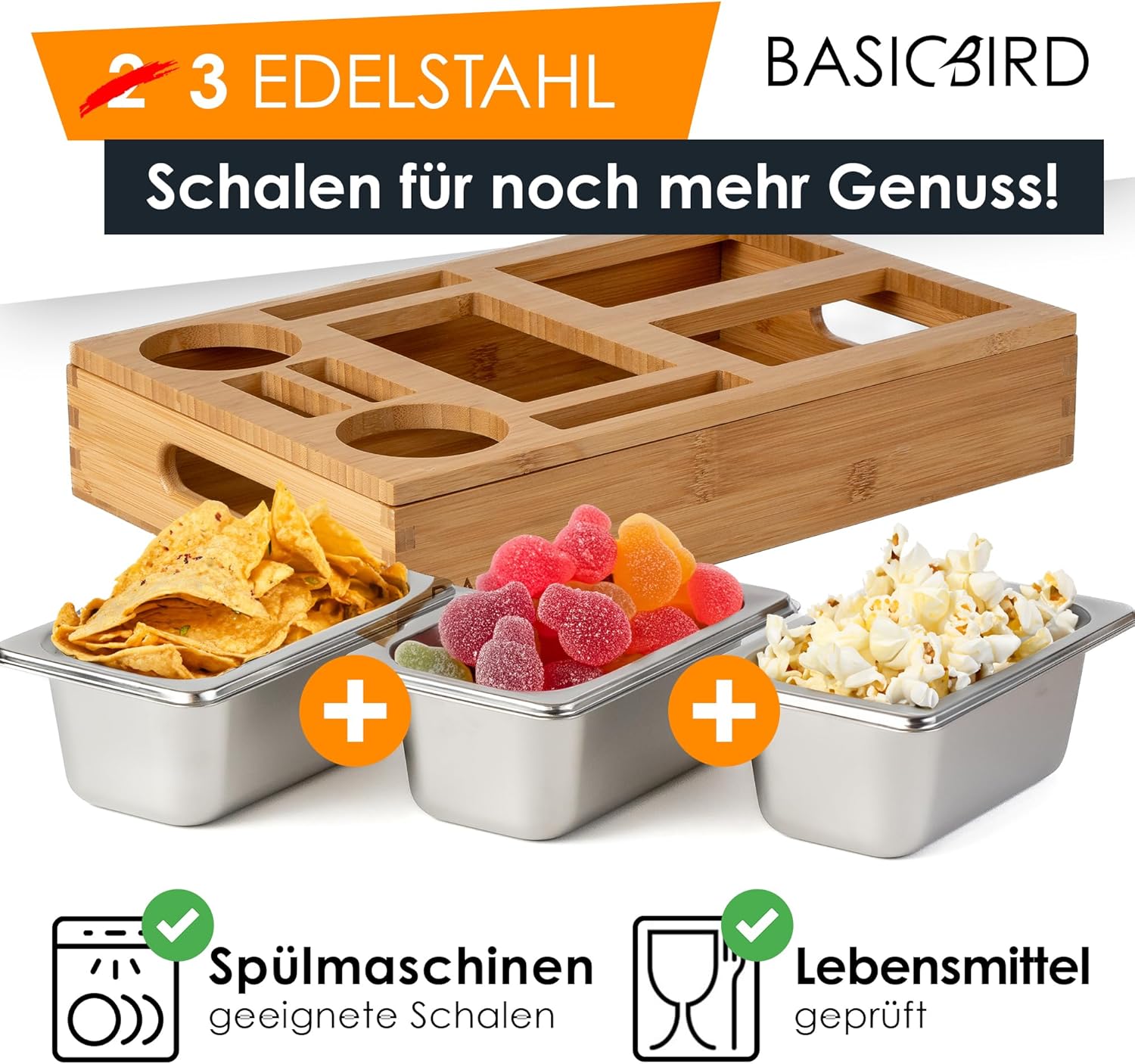 Thumbnail 1 de BASICBIRD Couchbar Snackbox
