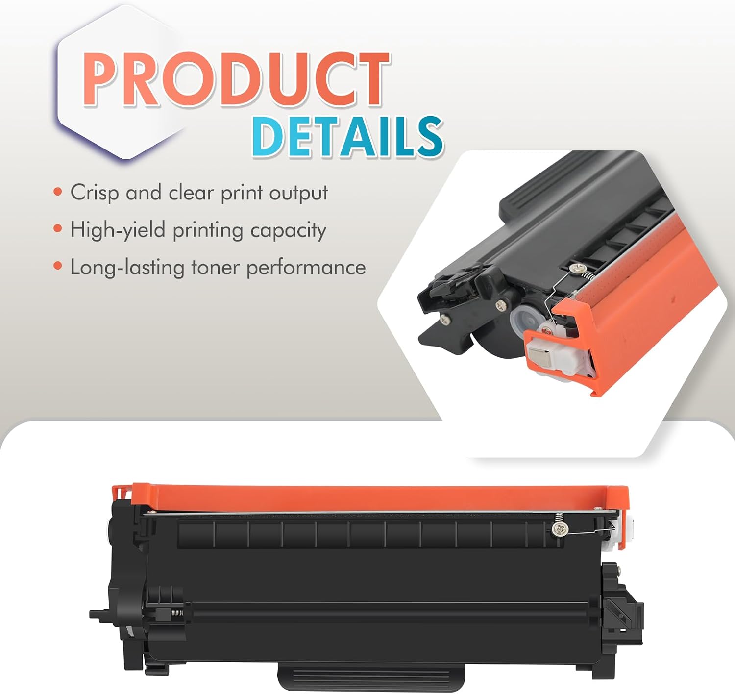 Detalle 1 de inkalfa TN760 Toner Cartridge 4-Pack, Black TN760/TN730 Compatible