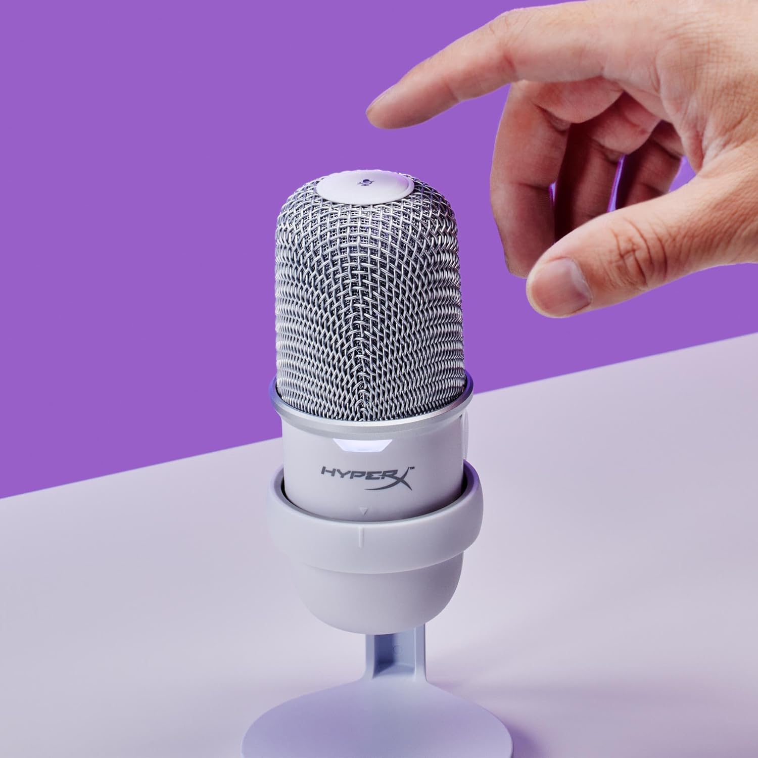 Thumbnail 4 de HyperX SoloCast USB-Kondensator-Gaming-Mikrofon mit Tap-to-Mute Sensor für PC, PS4 und Mac (schwarz)