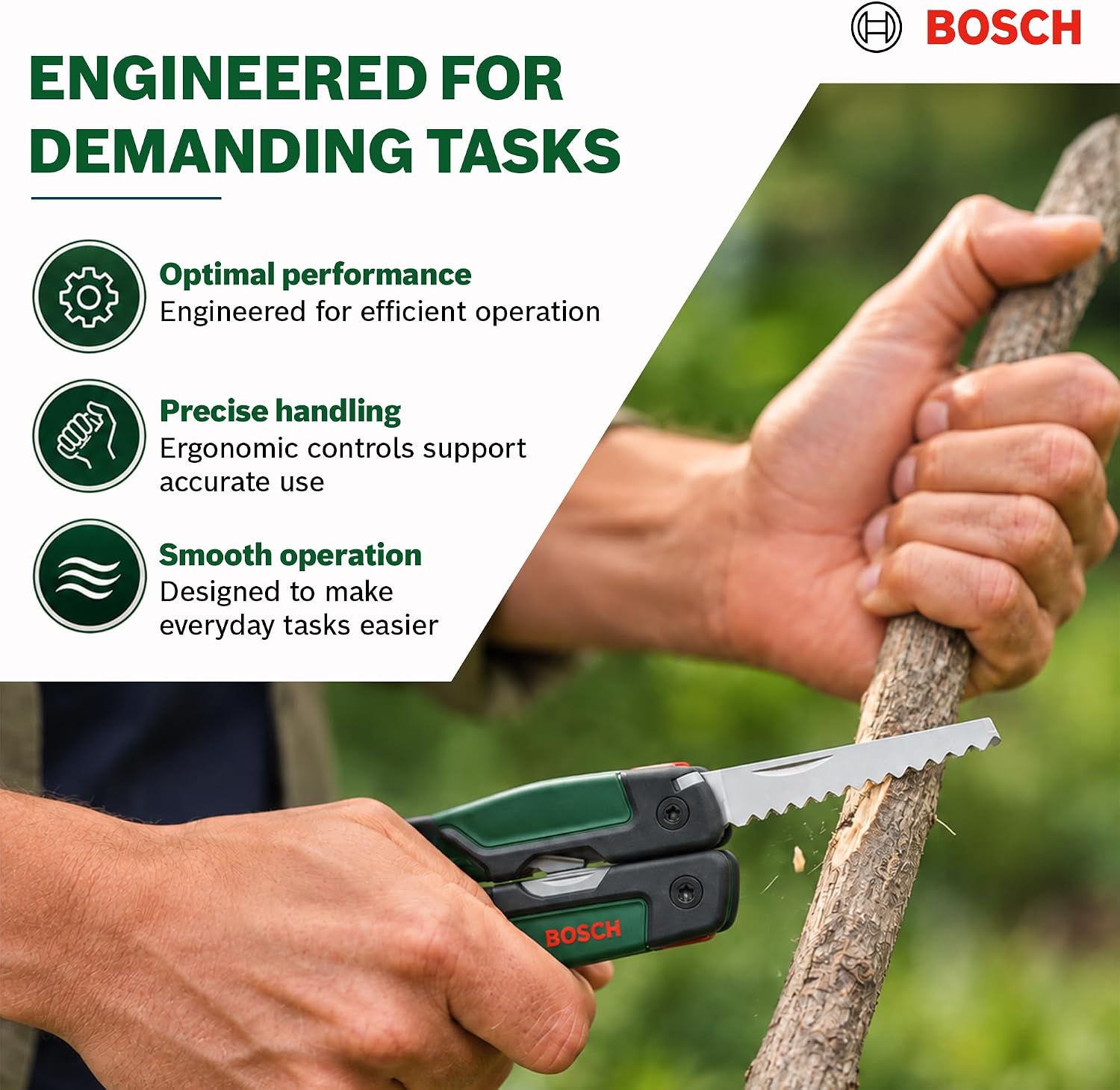 Detalle 2 de Bosch 16-in-1 Multitool, Stainless Steel Hand Tool with Locking Function