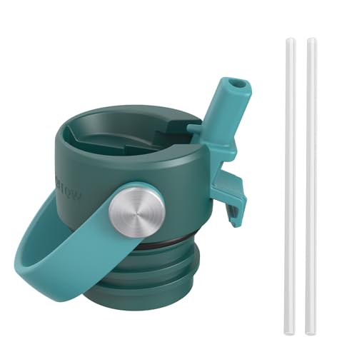Detalle de Super Sparrow Trinkflasche Edelstahl – Ultraleicht, 750 ml, mit Strohdeckel (BPA-Frei, spülmaschinenfest) – ideal für Sport, Schule und Outdoor