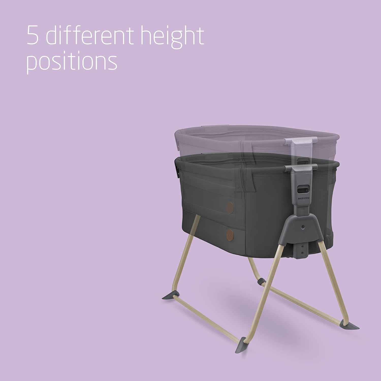 Detalle de Maxi-Cosi Tori 2-in-1 Co-Sleeper: Compact, breathable bedside crib for 0–6 months