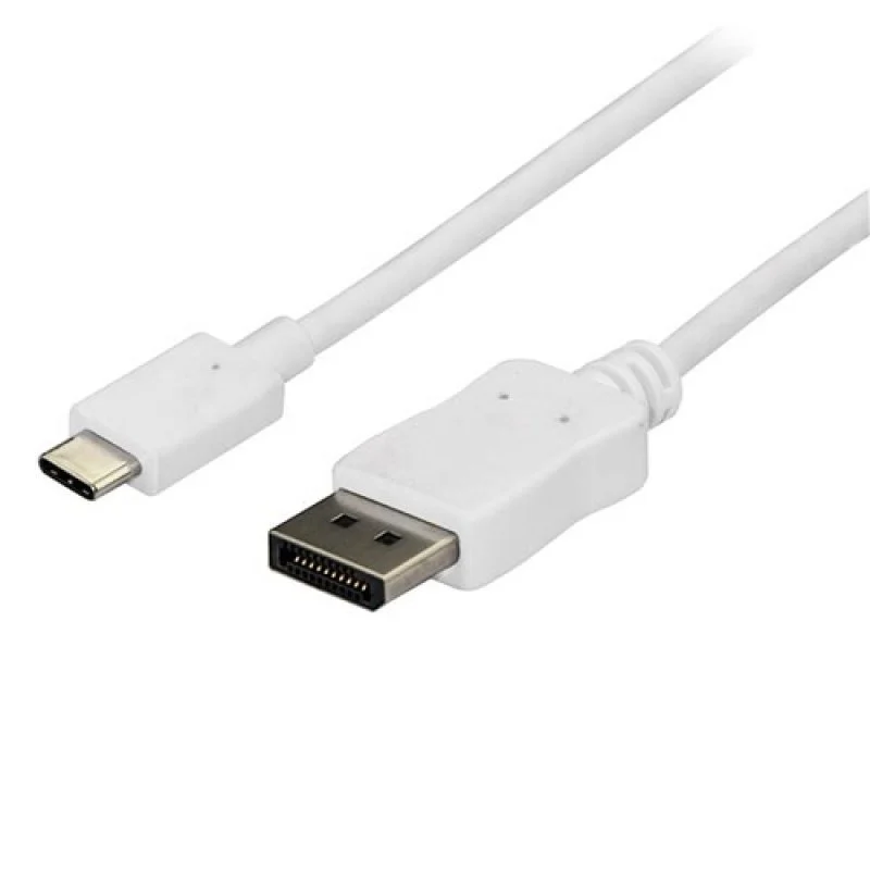 Detalle de Startech Cable USB-C a DisplayPort 4K 60Hz 1.8 m Blanco
