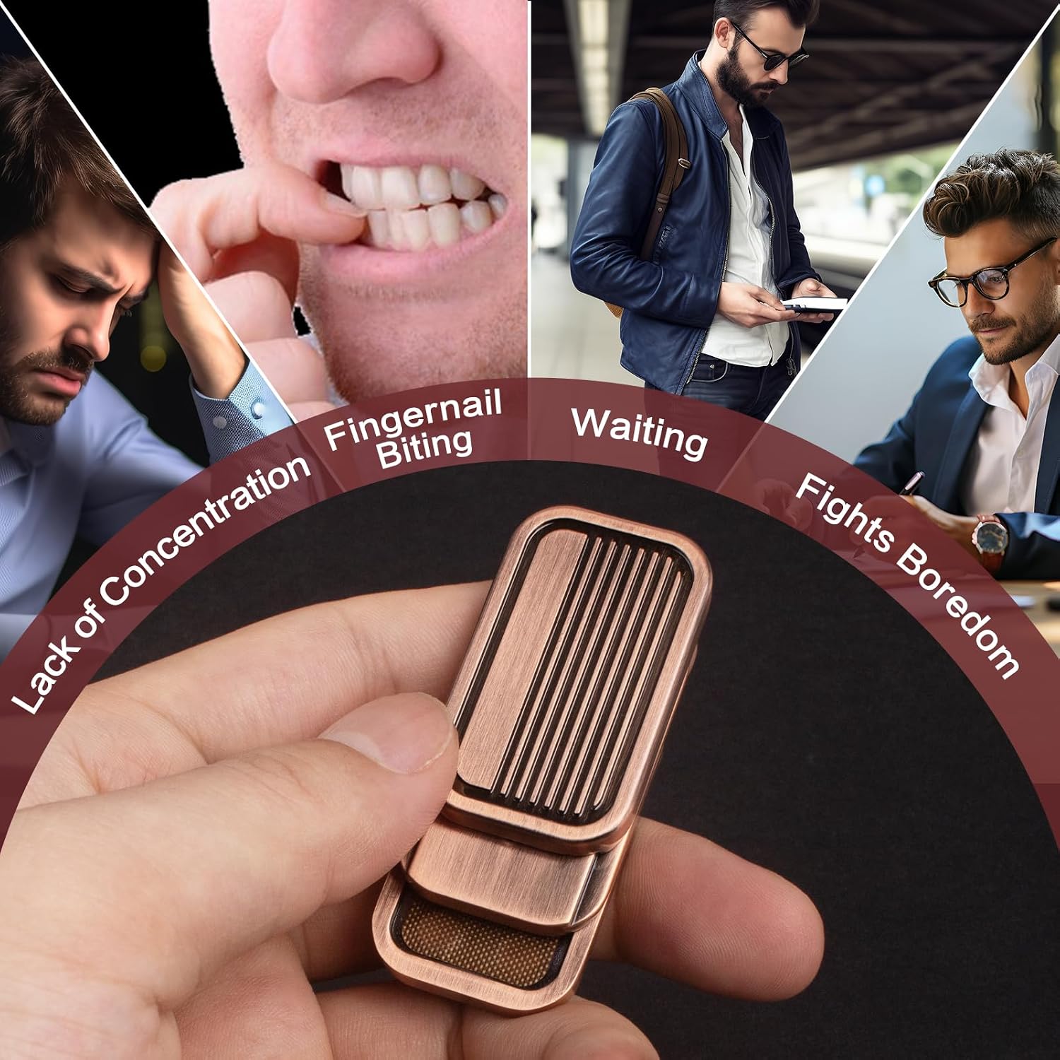 Thumbnail 5 de D.G.PLAYER Fidget Slider, Rose Gold