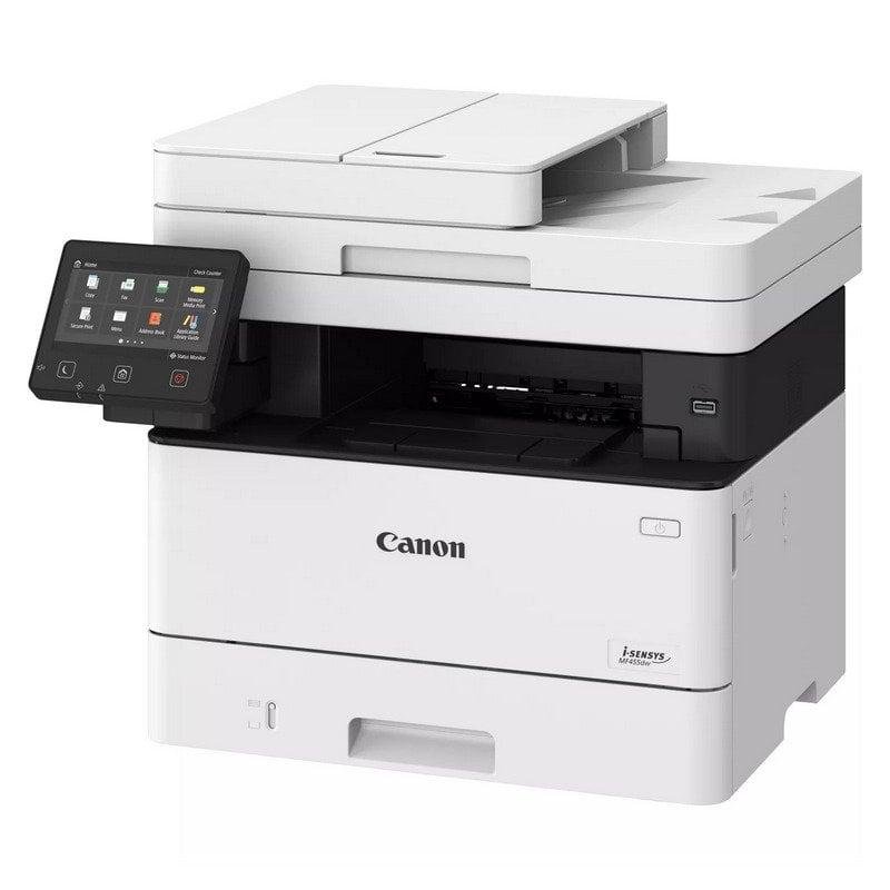 Detalle 2 de Canon i-SENSYS MF455dw: Multifunción láser mono con WiFi, Fax, dúplex y pantalla táctil