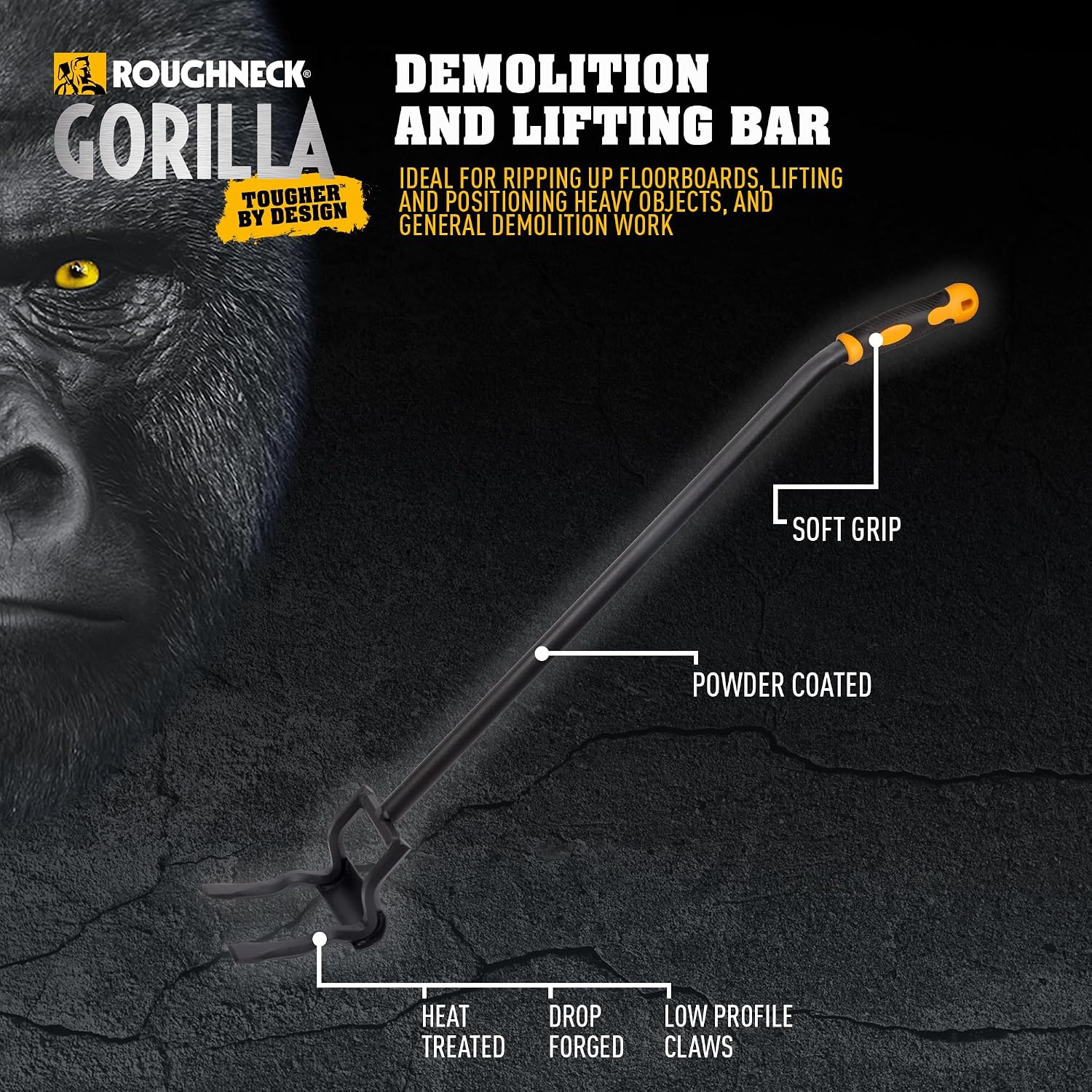 Detalle de Roughneck Gorilla ROU64640 – drążek do podważania, podnoszenia i rozbiórki