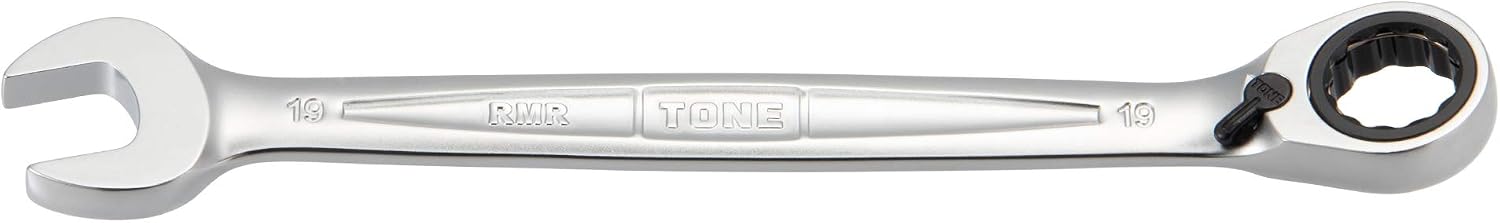 Detalle de トネ(TONE) HPRMR-19 切替式ラチェットめがねレンチ 19mm・13度オフセット
