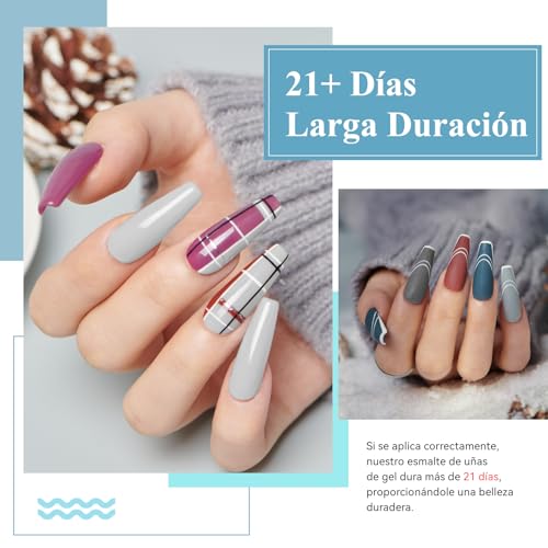 Detalle 2 de VANREESA U V Gel Nagellack Set – 45 Farben Gel Nagellack