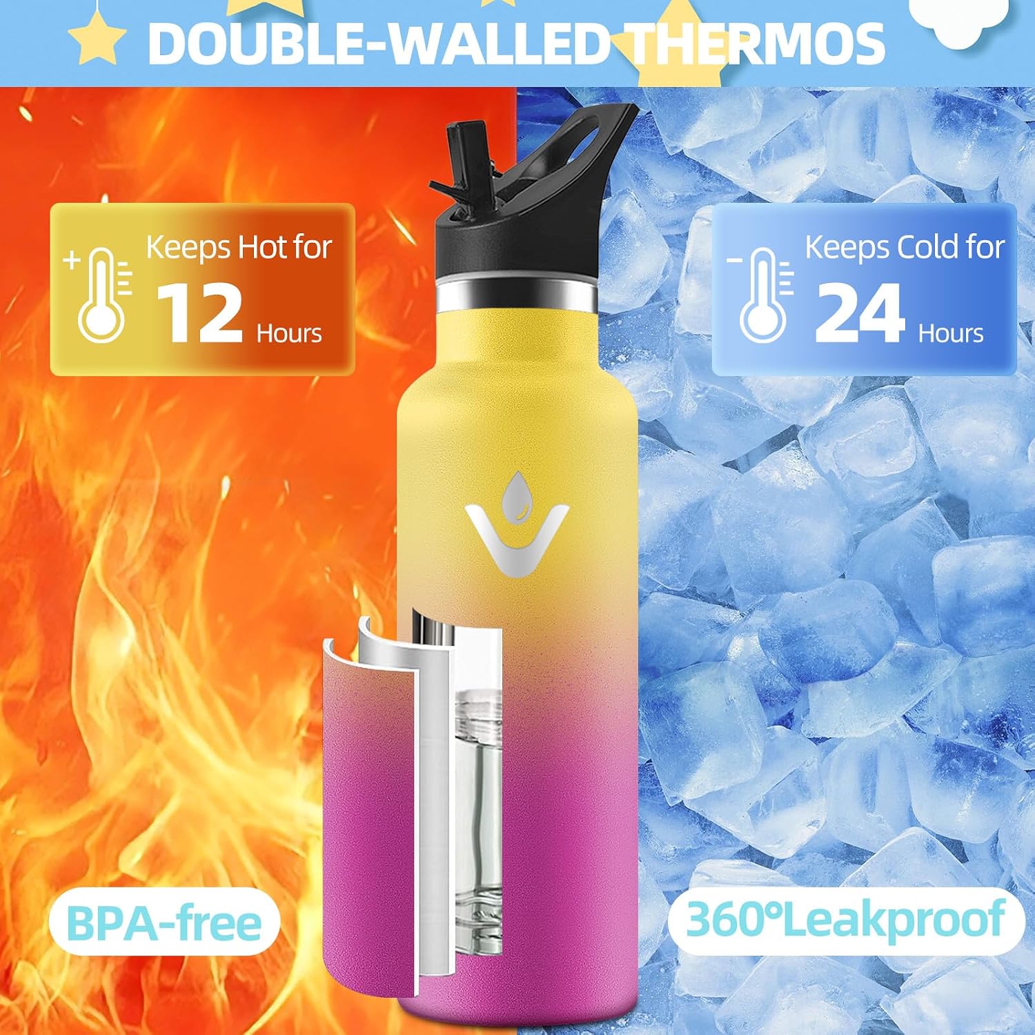 Detalle 2 de Motswedi Gourde Isotherme Enfant 500 ml đźš°