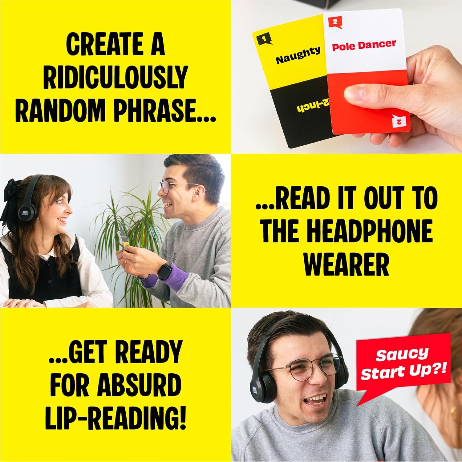 Thumbnail 5 de Lucky Egg Sorry What - Hilarious Lip Reading Adult Card Game