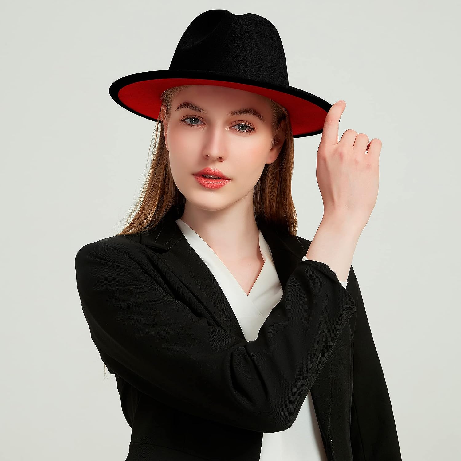 Detalle 2 de KUJUHA Felt Fedora Hat