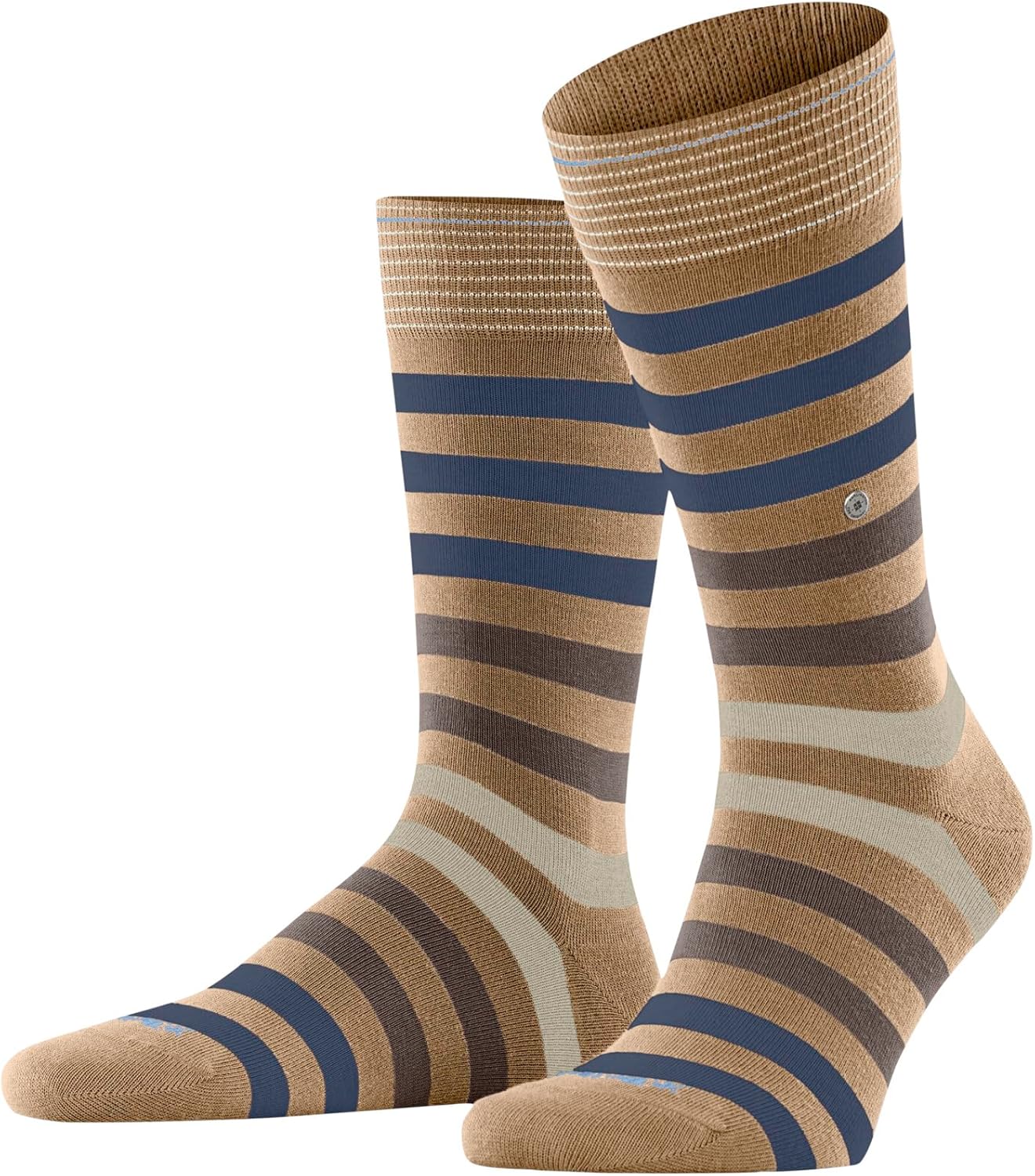 Thumbnail 5 de Burlington homme Blackpool: chaussettes respirantes et durables en coton biologique, motif rayé
