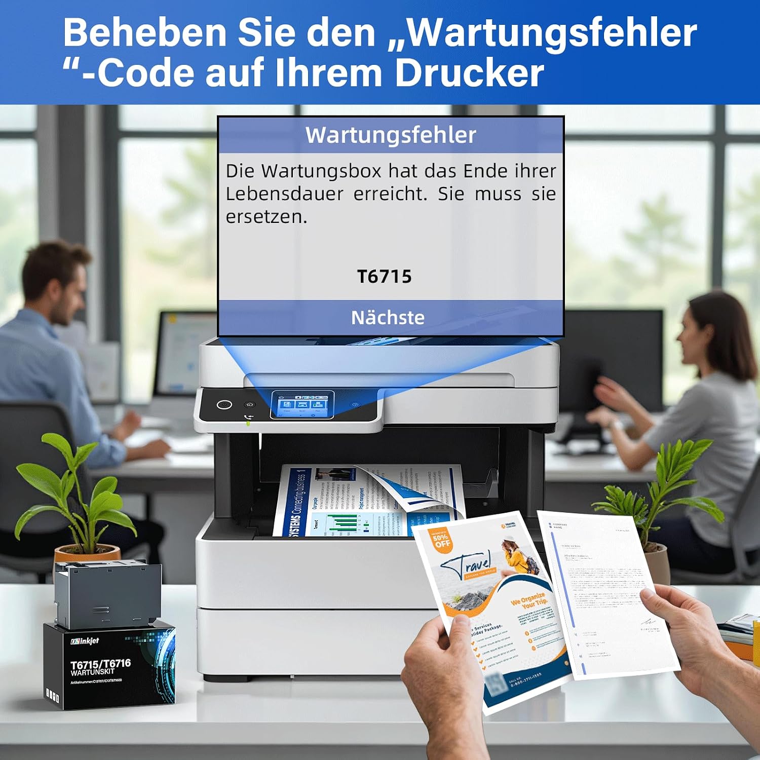 Thumbnail 4 de Osinkjet Wartungsbox T6715/T6716 (C13T671500/C13T671600) für WorkForce & WorkForce Pro – Resttintenbehälter