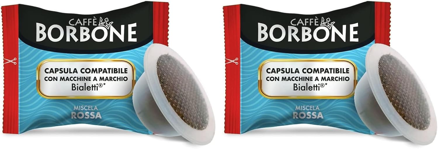 Thumbnail 5 de Caffè Borbone Miscela Rossa - 50 Capsule, Compatibili con Macchine Bialetti