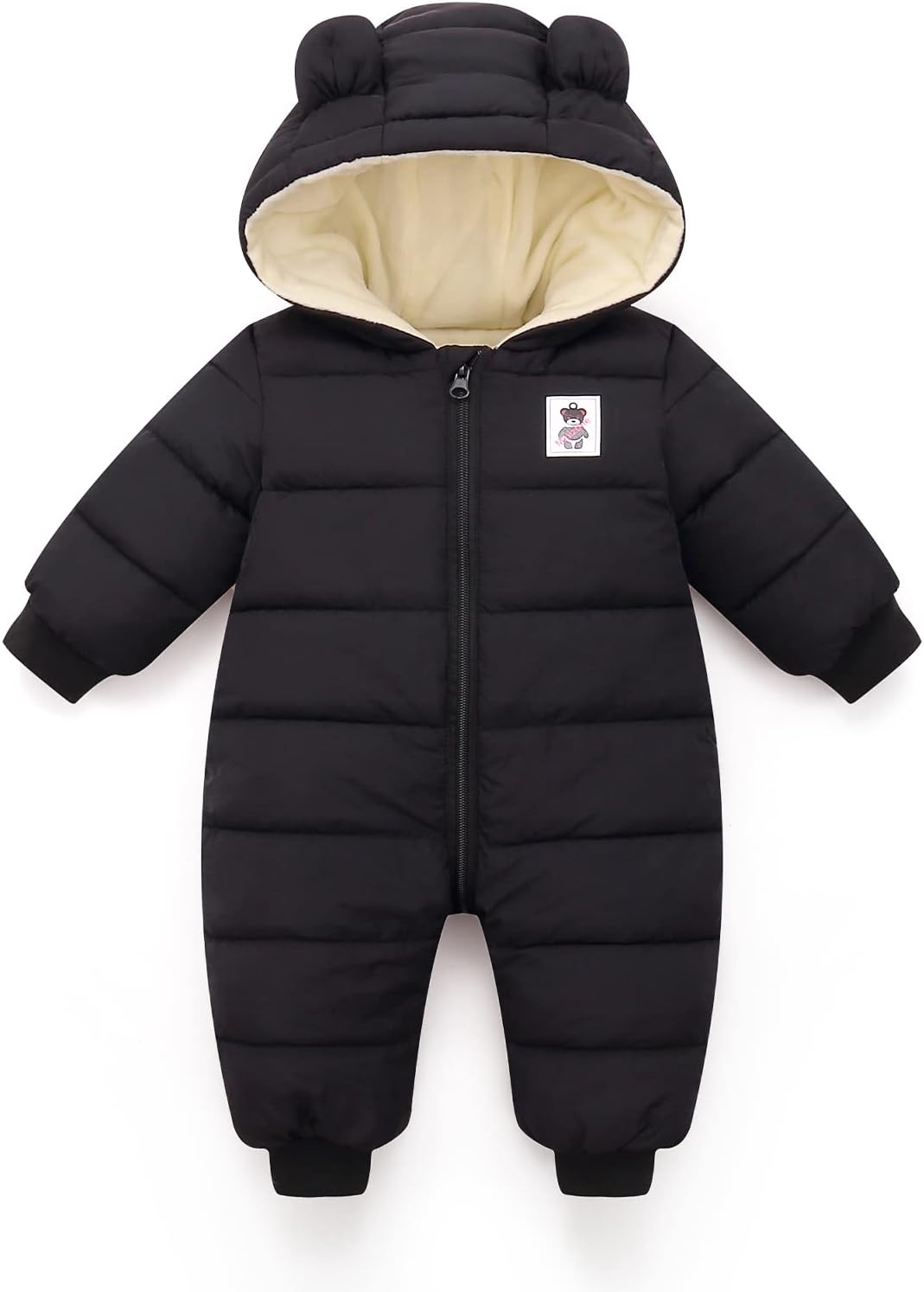 Detalle de JiAmy Baby Winter Overall mit Kapuze 0-18 Monate