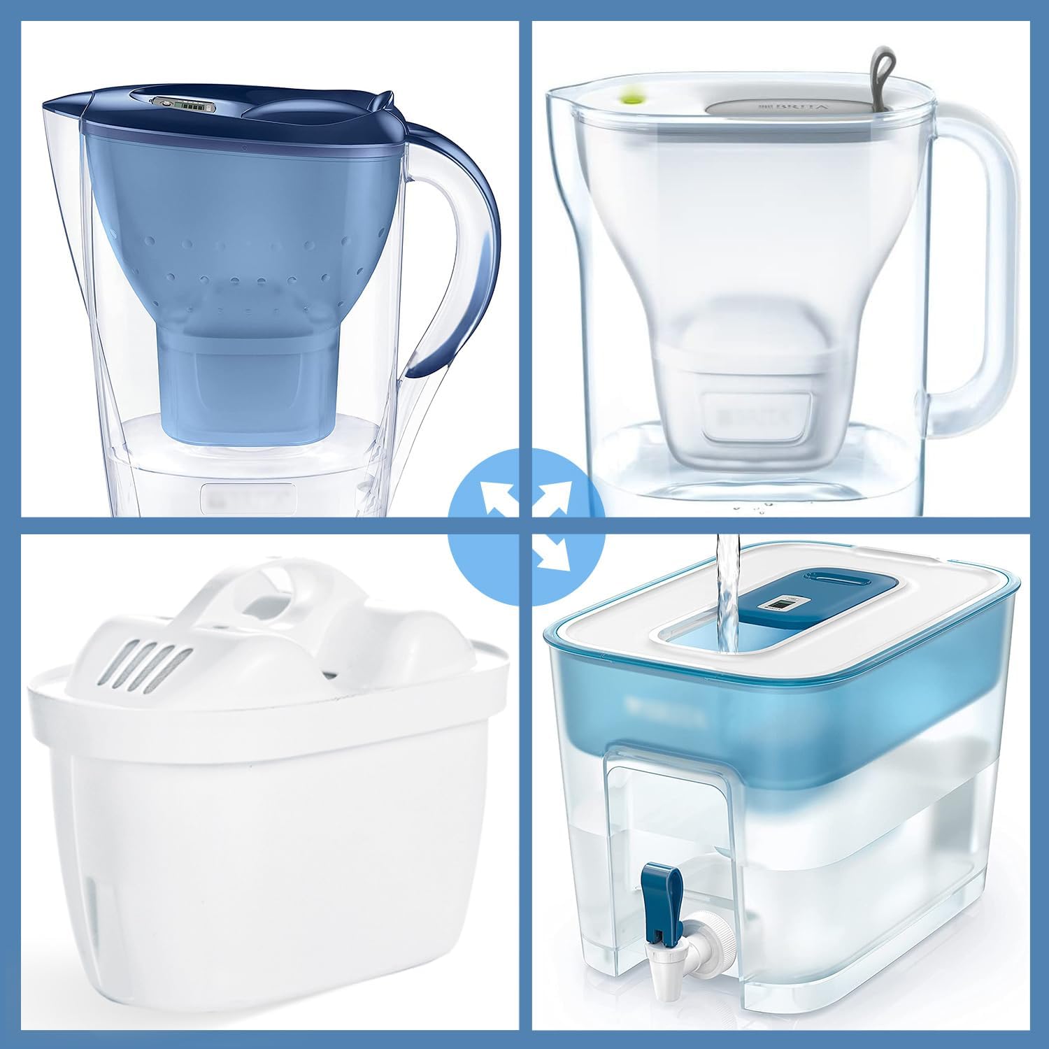 Detalle de Watus Filterkartusche für Brita Marella – Ersatz kompatibel mit Maxtra+ Plus / Maxtra Pro (6)