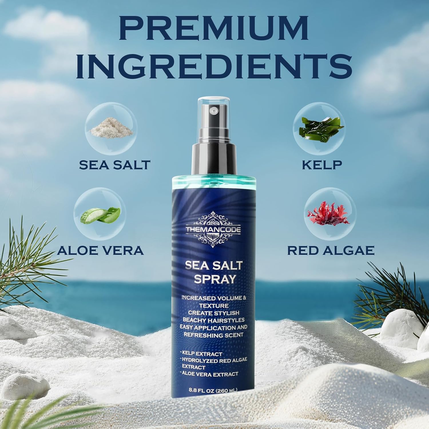Detalle 2 de Sea Salt Spray for Men 8.8 Oz