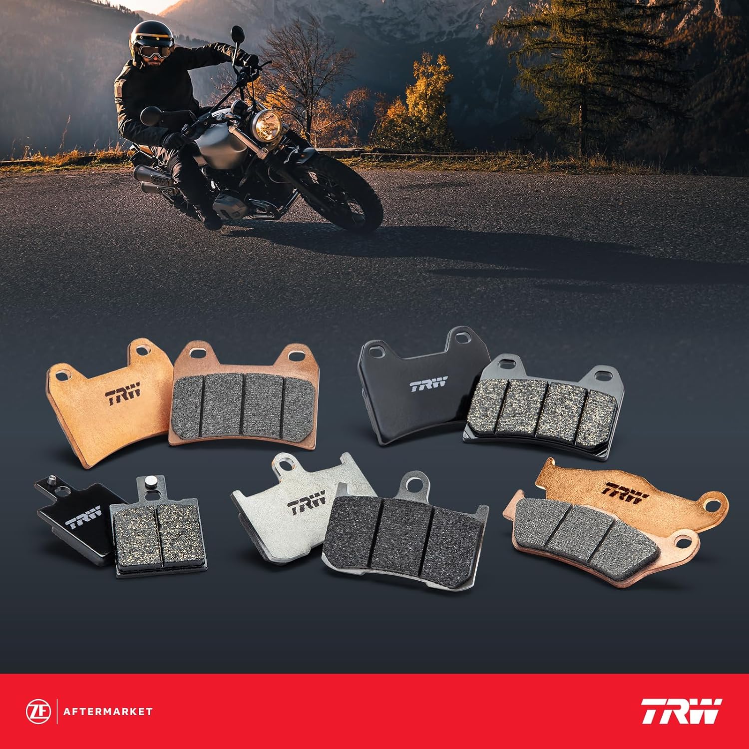 Thumbnail 1 de TRW MCB598SRM Sinter Maxi Scooter Kit de Plaquettes de Frein – Pour KYMCO XCITING et autres modèles (2007 et années associées)