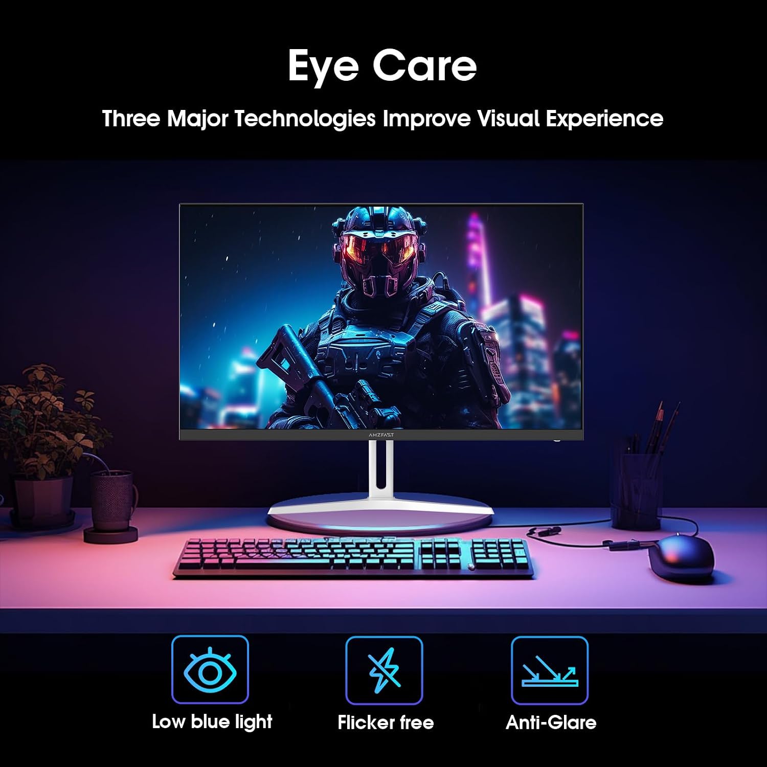 Thumbnail 6 de Amzfast AMZG24X1W 24" 200Hz Gaming Monitor