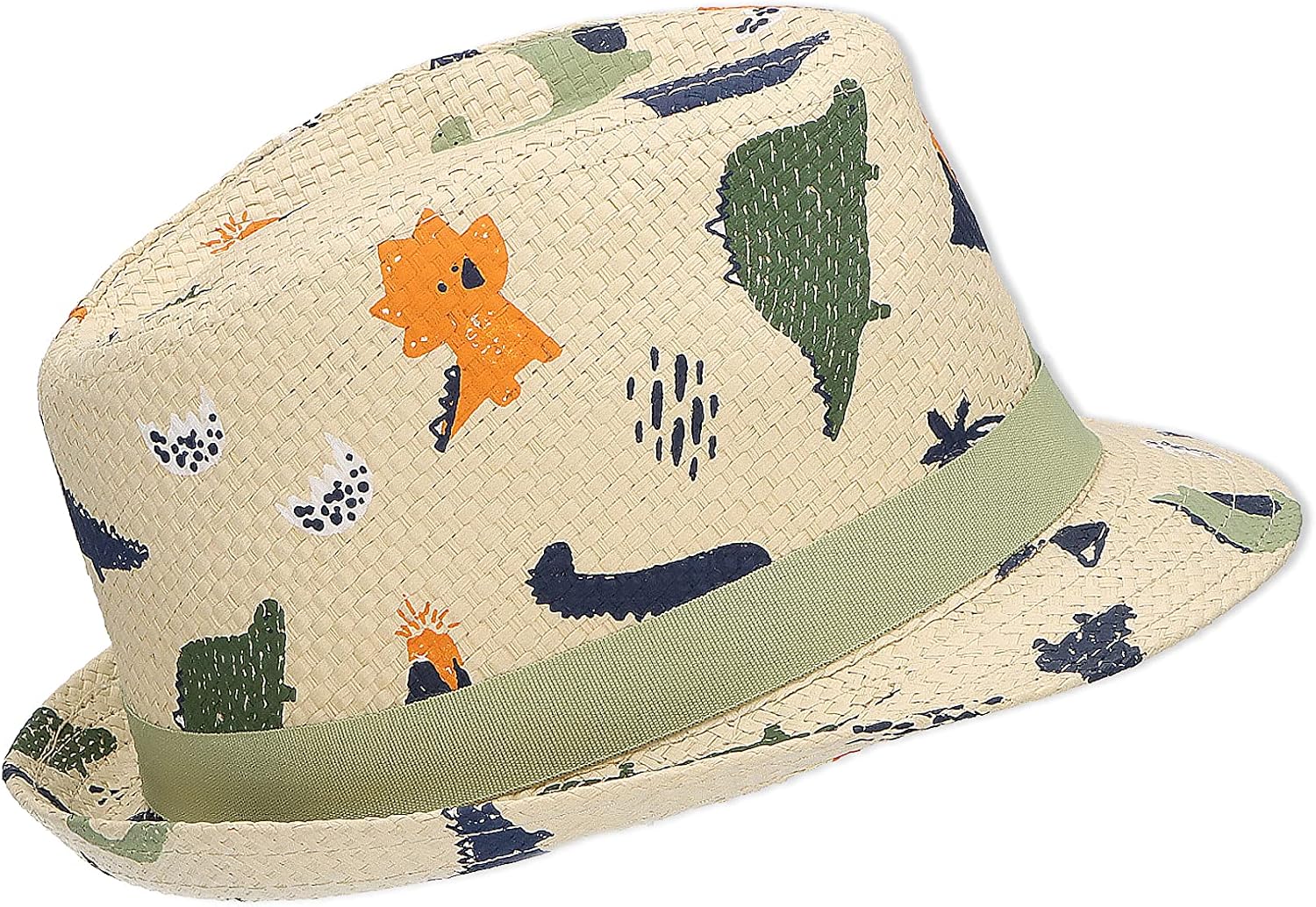 Detalle 2 de Sterntaler Strohhut Dino – Sommerhut mit UV-Schutz 50+ für Jungen