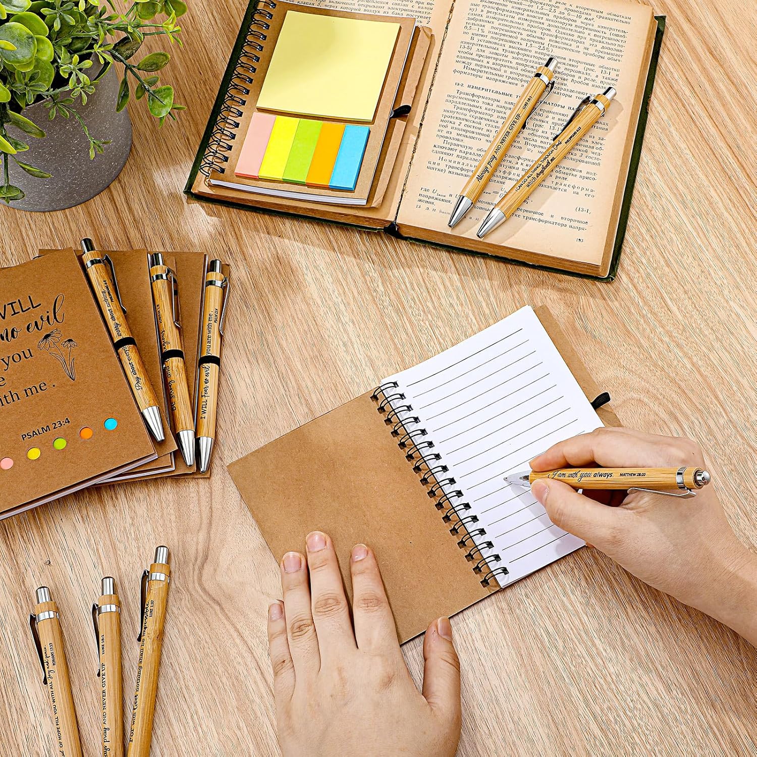 Detalle de Zhanmai 30 Sets Bulk Spiral Notebooks 4.5x5.5📓