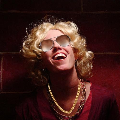 Thumbnail 5 de Forhome Men’s Blonde Mullet Wig Set of 4 with Sunglasses and Necklace
