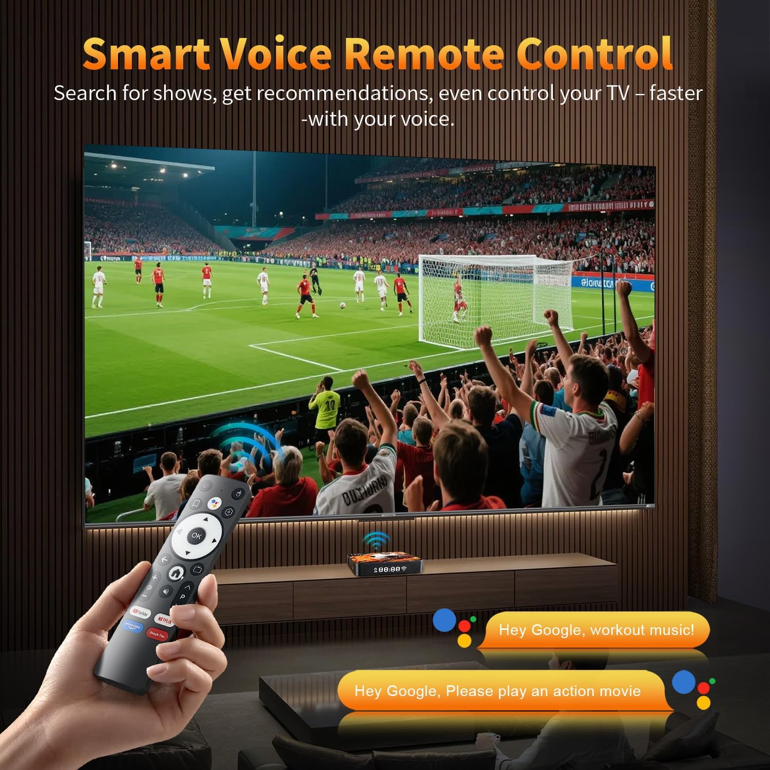Thumbnail 4 de Android TV Box 14.0 (2026) RK3528 Quad-Core 4K HDR10 with 2GB RAM / 16GB ROM