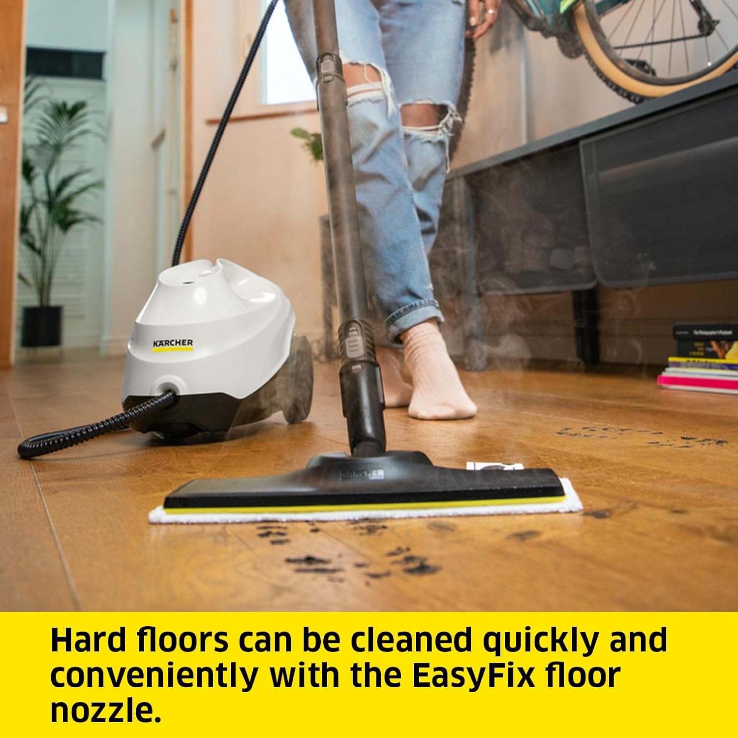 Thumbnail 4 de Kärcher SC 3 EasyFix Steam Cleaner – 1900W, 3.5 bar, 1L, 75m²