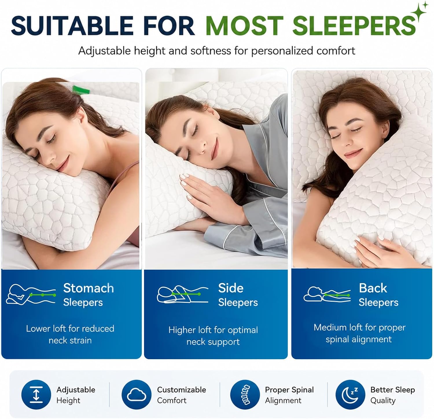 Thumbnail 4 de Cooling Pillow Queen Set