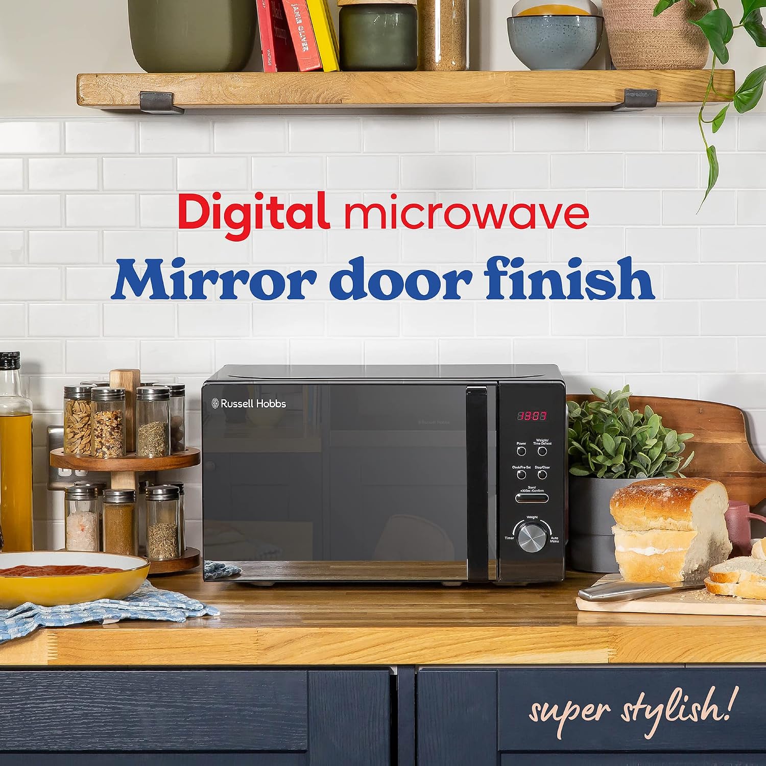 Thumbnail 2 de Russell Hobbs RHM2076B 20 Litre Microwave
