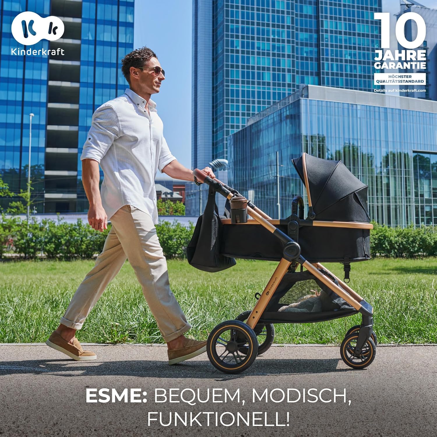 Detalle 2 de Kinderkraft ESME Kinderwagen 22 kg 🚼